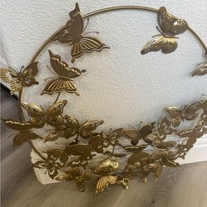 Gold Butterfly Wall Decor